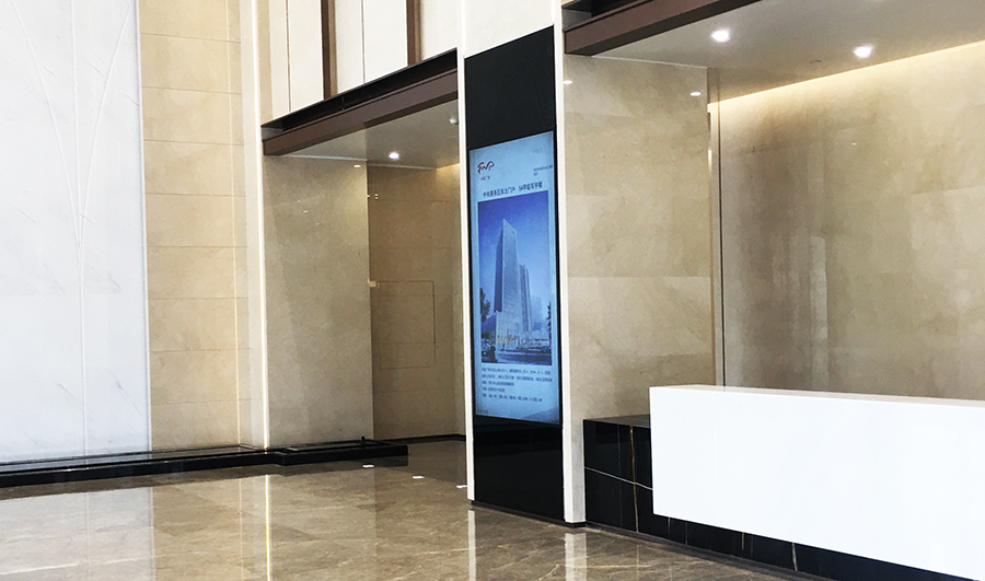 政府單位壁掛廣告機(jī)案例